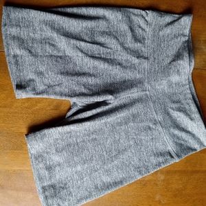 Gray running shorts